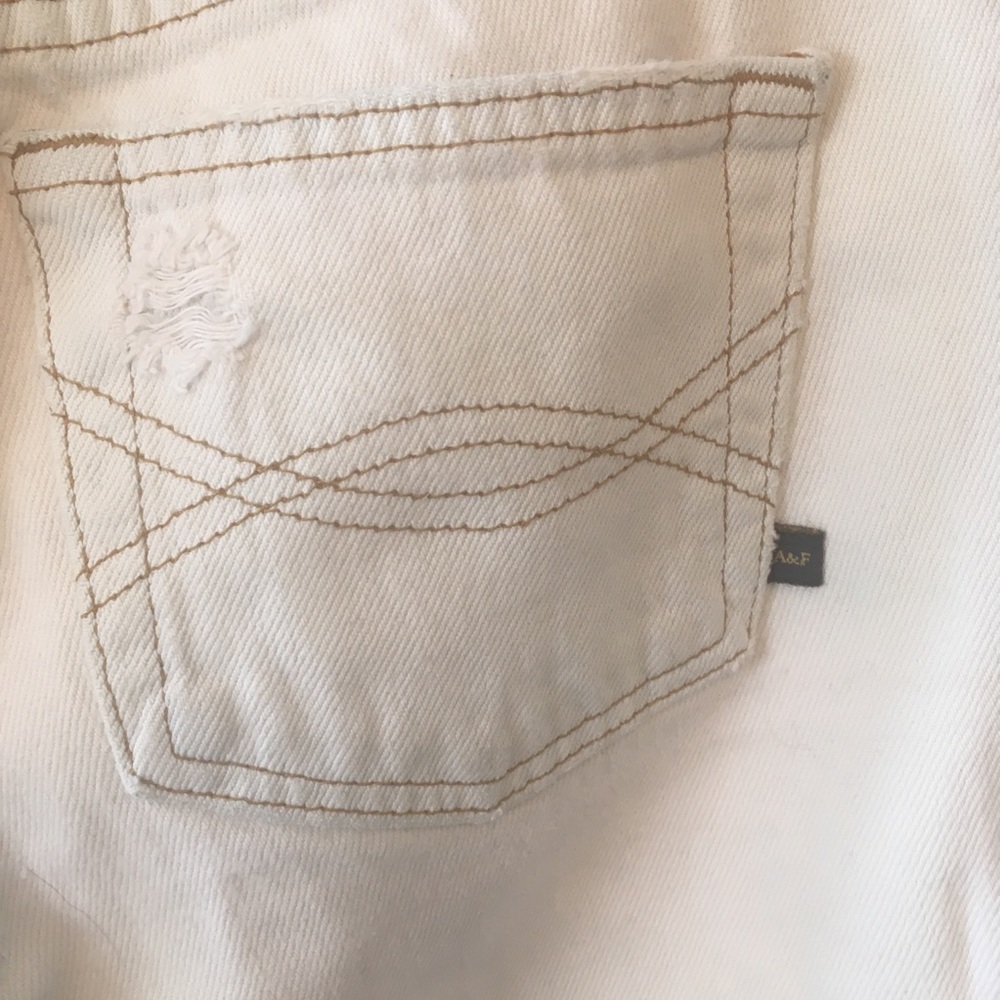 Bleached Ripped/distressed Cropped Low Rise Jeans Y2K - Picture 3 of 7